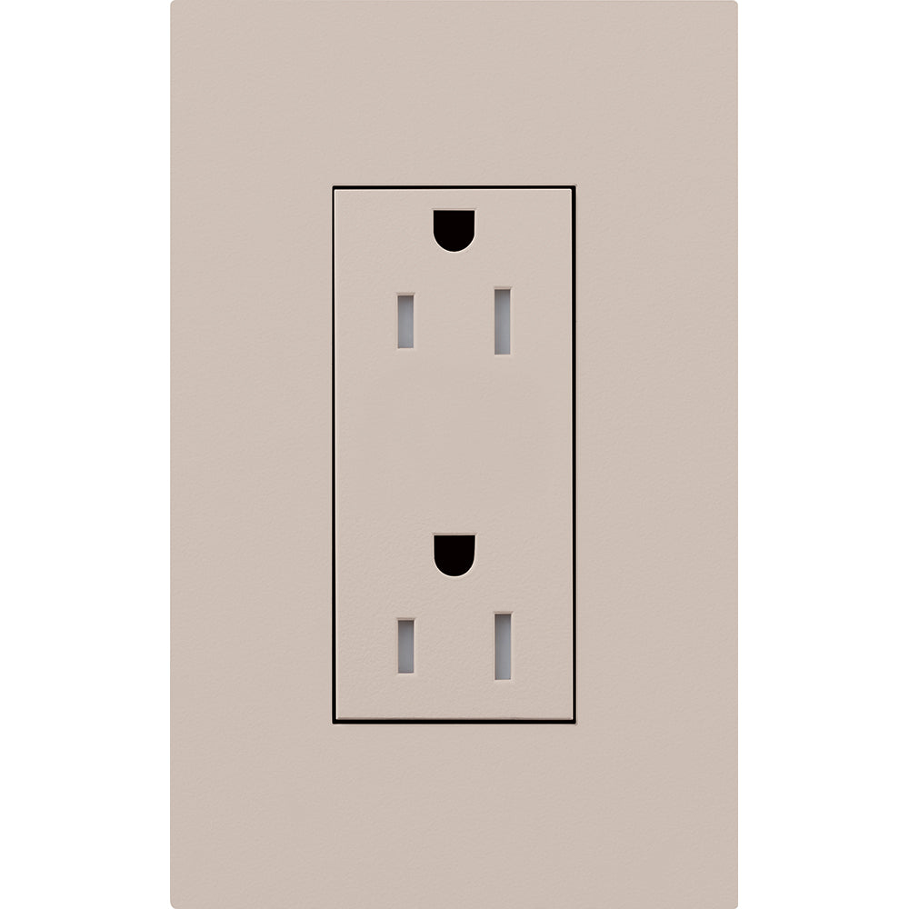 Lutron Architectural 15A Tamper-Resistant Duplex Receptacle | LTR-15-TR