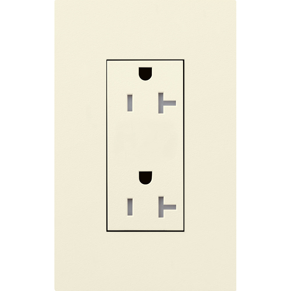 Lutron Architectural 20A Tamper-Resistant Duplex Receptacle | LTR-20-TR