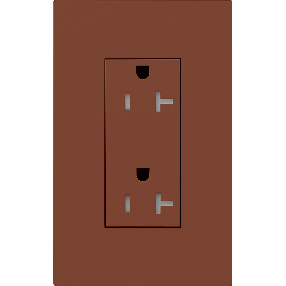 Lutron Architectural 20A Tamper-Resistant Duplex Receptacle | LTR-20-TR