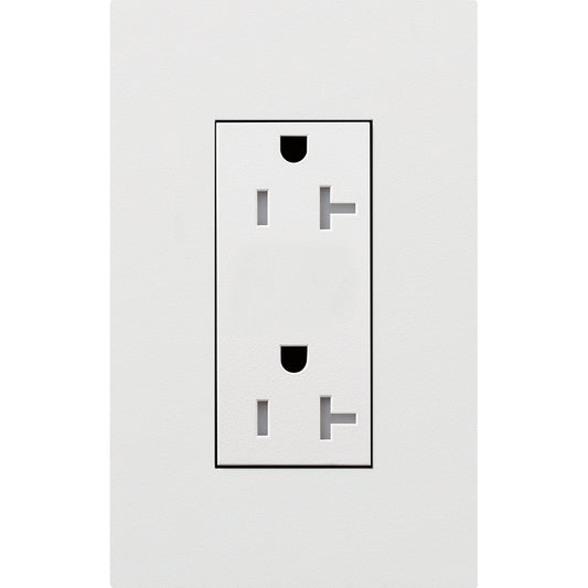 Lutron Architectural 20A Tamper-Resistant Duplex Receptacle | LTR-20-TR