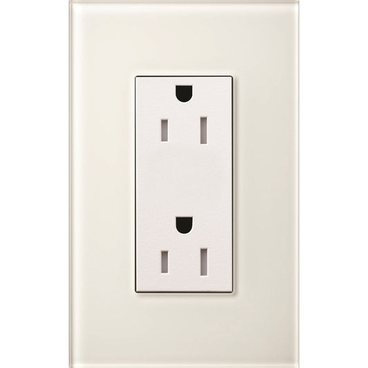 Lutron Architectural 15A Tamper-Resistant Duplex Receptacle | LTR-15-TR
