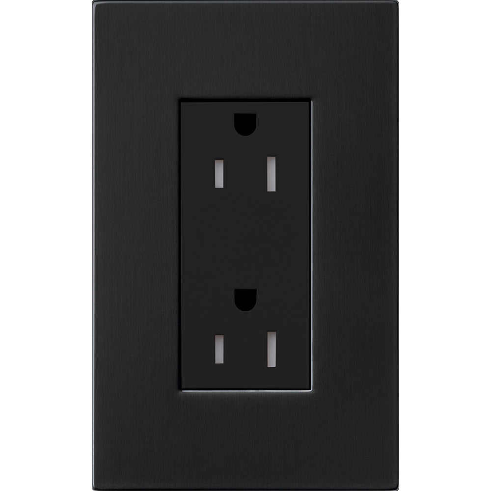 Lutron Architectural 15A Tamper-Resistant Duplex Receptacle | LTR-15-TR
