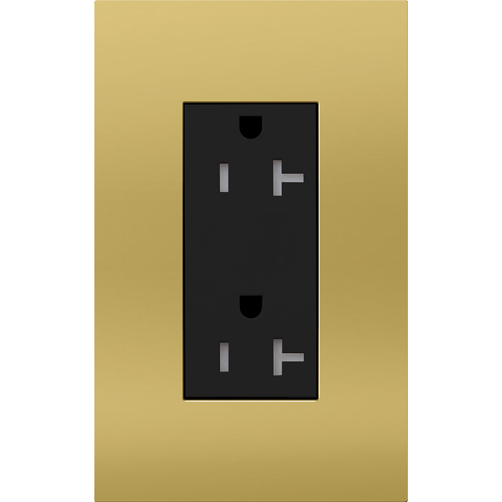 Lutron Architectural 20A Tamper-Resistant Duplex Receptacle | LTR-20-TR