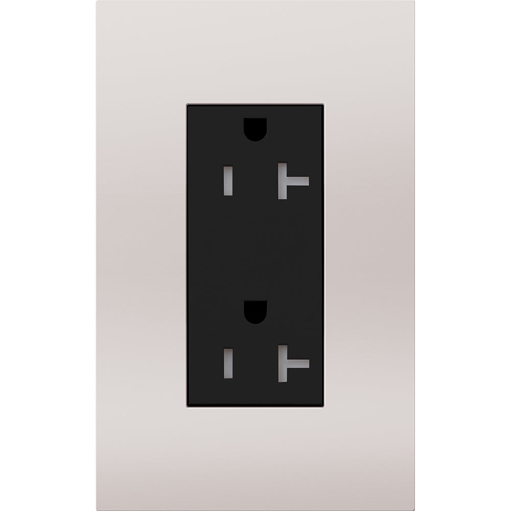 Lutron Architectural 20A Tamper-Resistant Duplex Receptacle | LTR-20-TR