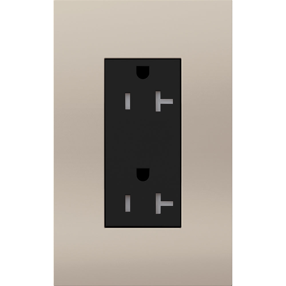 Lutron Architectural 20A Tamper-Resistant Duplex Receptacle | LTR-20-TR