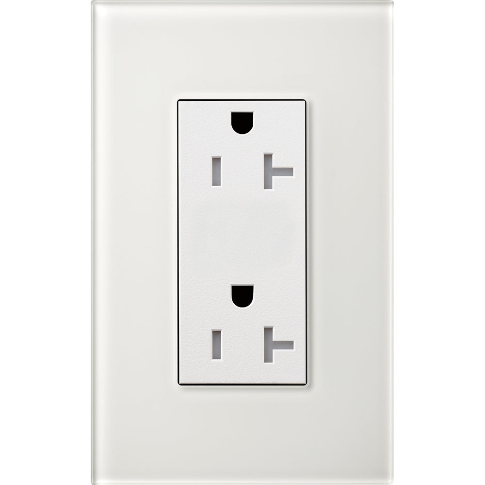 Lutron Architectural 20A Tamper-Resistant Duplex Receptacle | LTR-20-TR