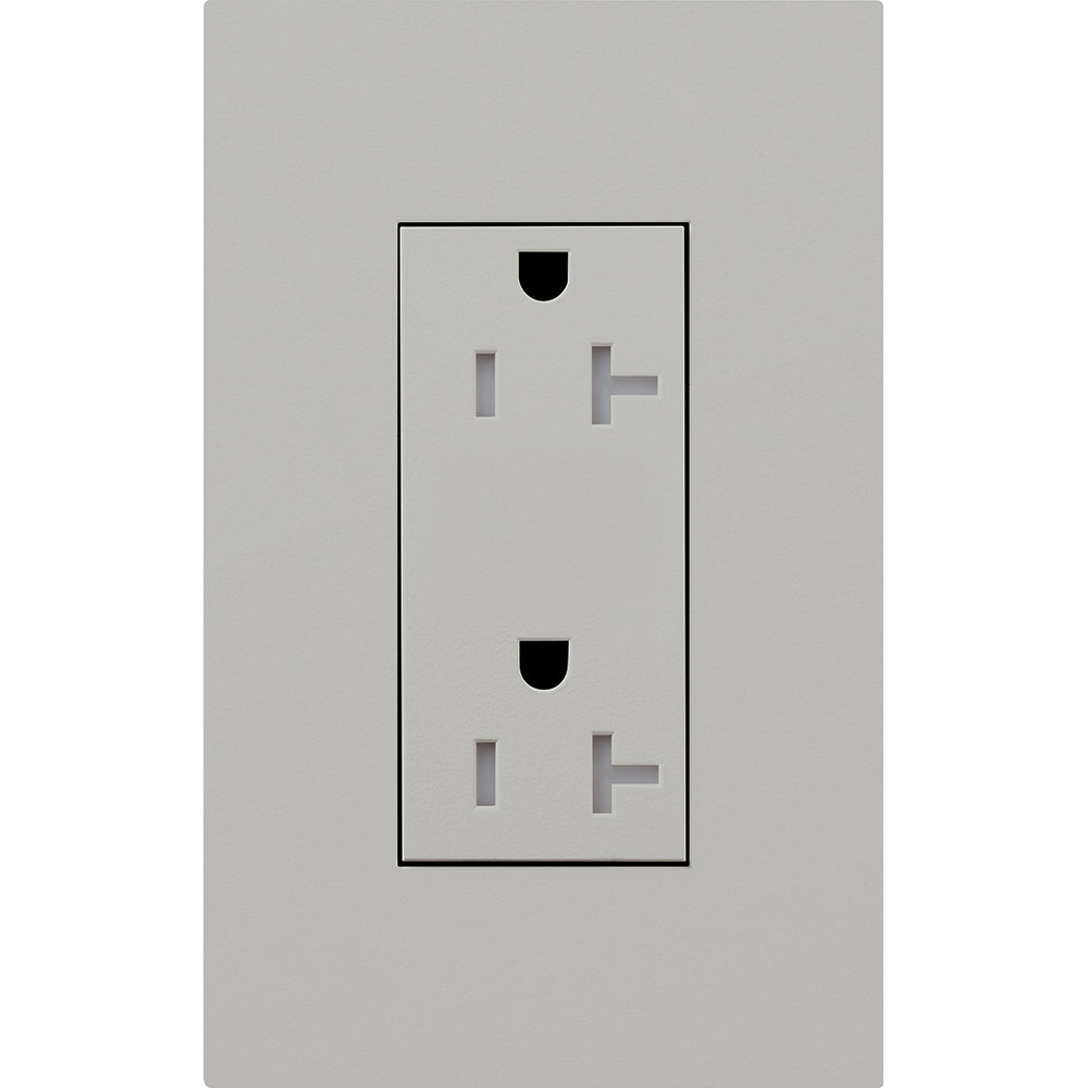 Lutron Architectural 20A Tamper-Resistant Duplex Receptacle | LTR-20-TR