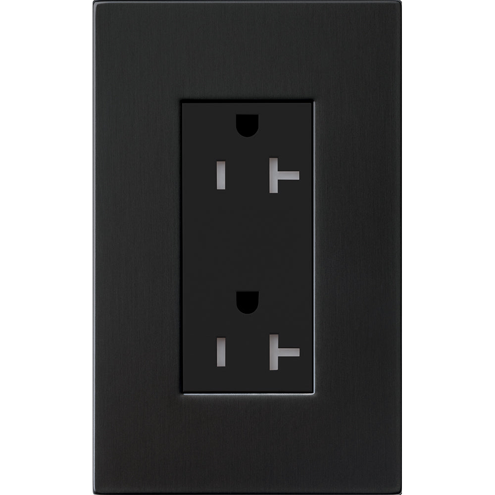 Lutron Architectural 20A Tamper-Resistant Duplex Receptacle | LTR-20-TR
