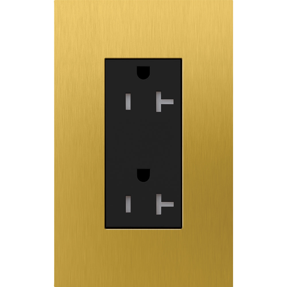 Lutron Architectural 20A Tamper-Resistant Duplex Receptacle | LTR-20-TR