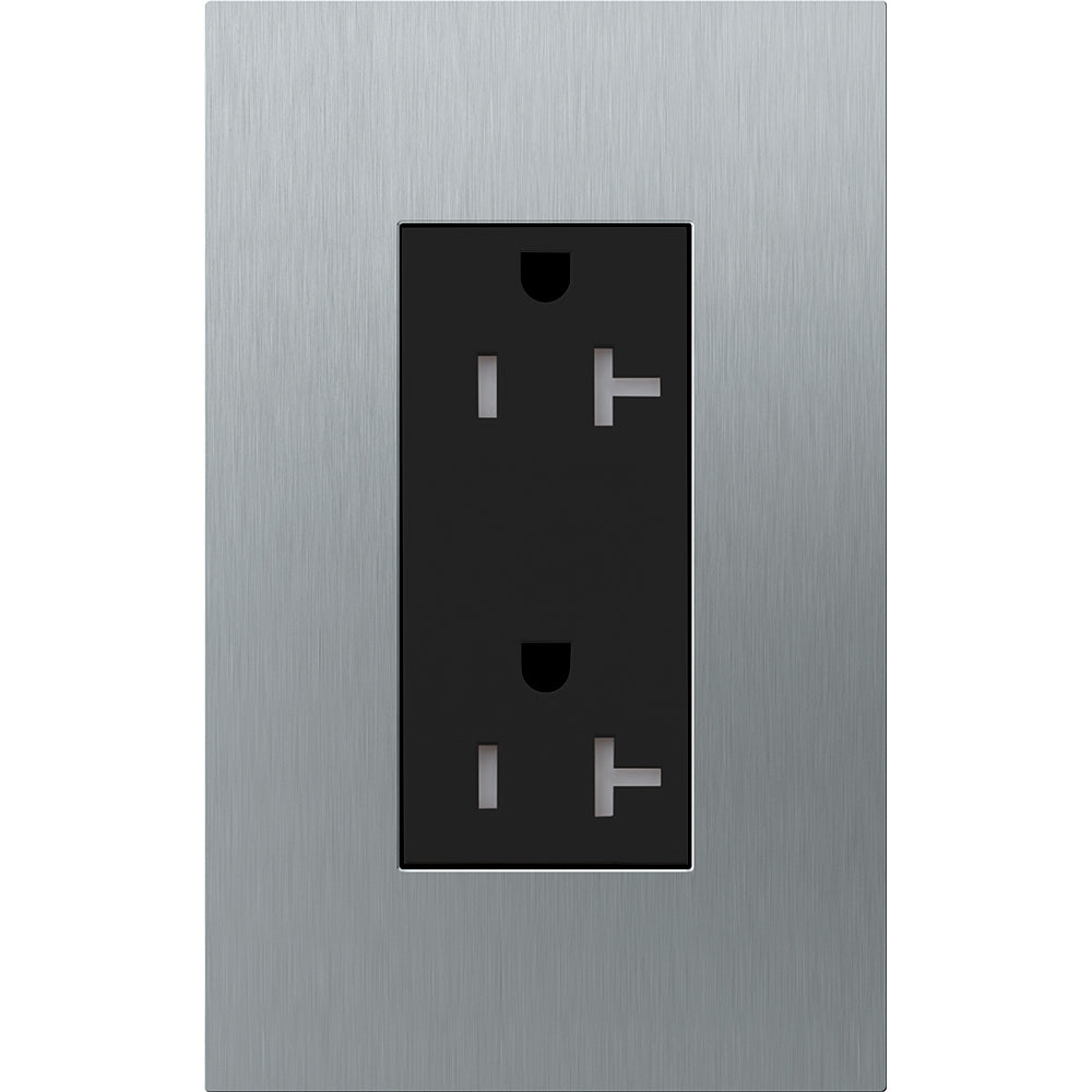 Lutron Architectural 20A Tamper-Resistant Duplex Receptacle | LTR-20-TR