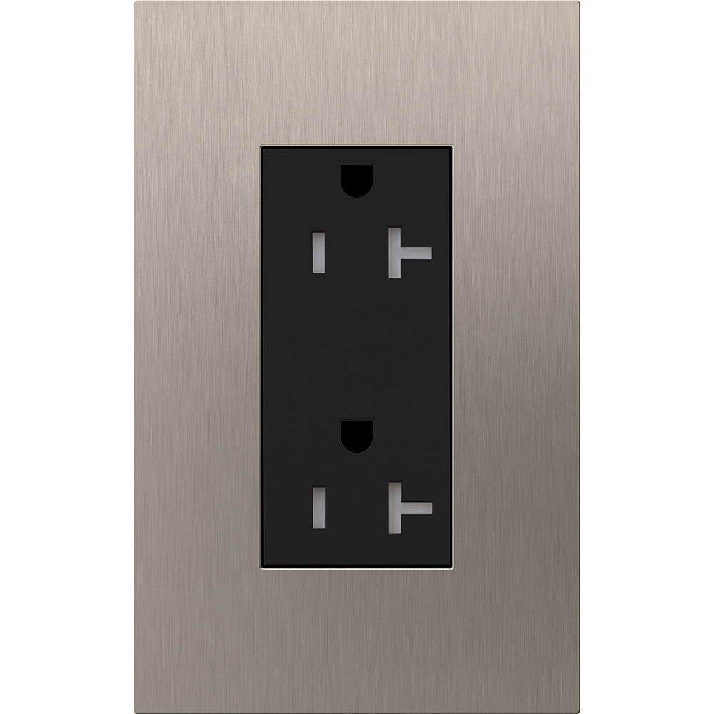 Lutron Architectural 20A Tamper-Resistant Duplex Receptacle | LTR-20-TR