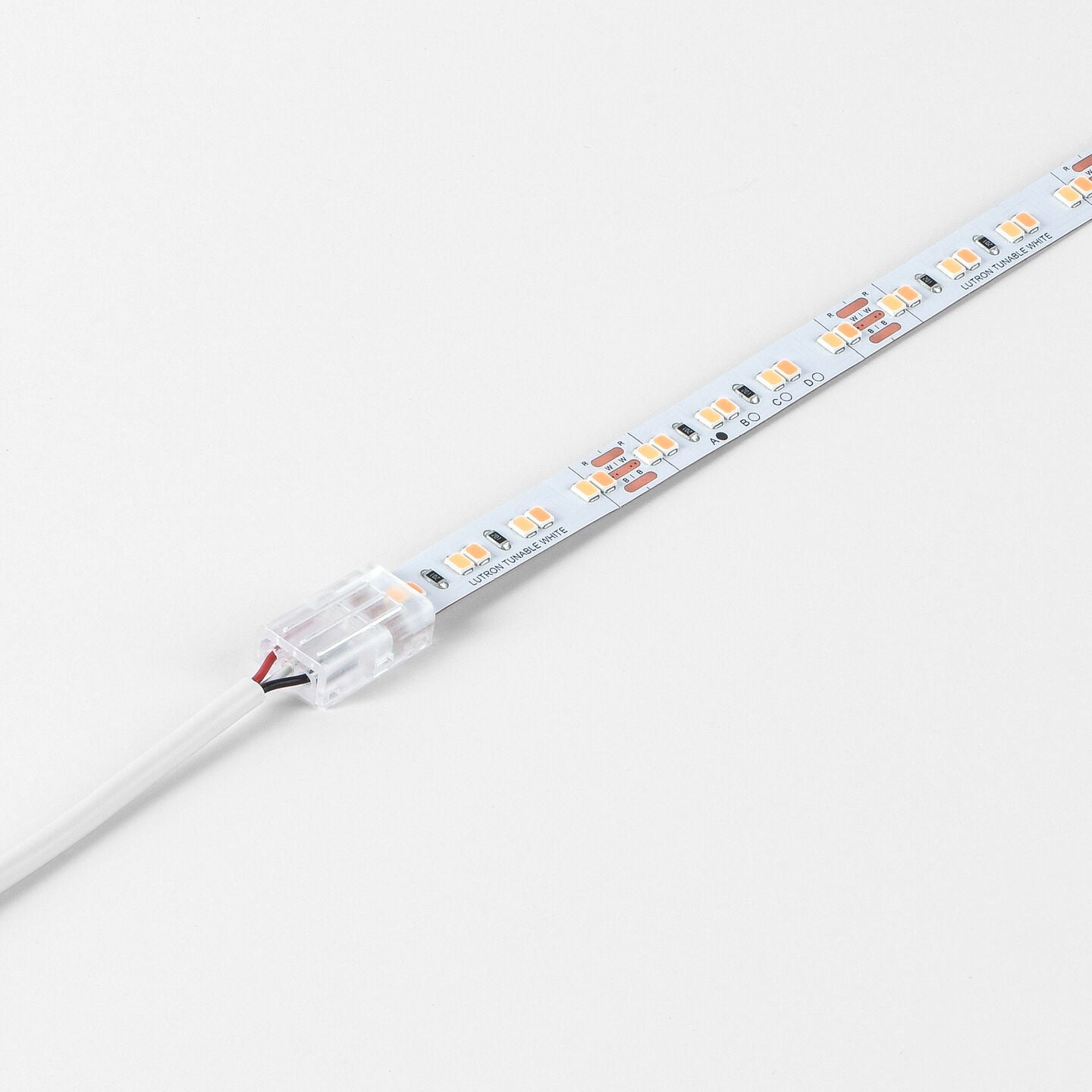 Lutron Lumaris tunable white tape light 1800K-4000K product detail, SKU LU-T05-TW-IN