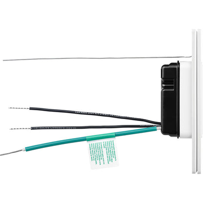 Lutron Humidity Sensor Switch with XactSense, 3A Fan/Light | MS-HS3-WH-C