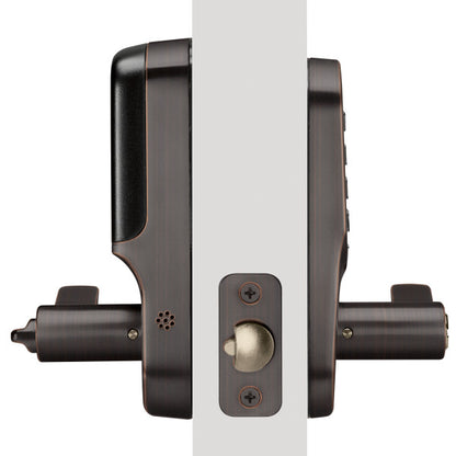 Yale Assure Lever Lock - Push Button - Keyed - Z-Wave Plus | YRL216-ZW2