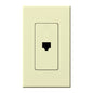 Lutron Nova T Architectural Telephone Jack - 6-Conductor RJ11 | NT-PJ