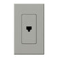 Lutron Nova T Architectural Telephone Jack - 6-Conductor RJ11 | NT-PJ