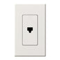 Lutron Nova T Architectural Telephone Jack - 6-Conductor RJ11 | NT-PJ