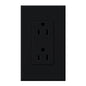Lutron Nova T Duplex 15A Receptacle 125V- Architectural Matte Finish | NTR-15