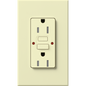 Lutron Nova T 15A Self-Testing GFCI Receptacle 120V Architectural Matte | NTR-15-GFST