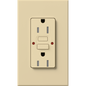 Lutron Nova T 15A Self-Testing GFCI Receptacle 120V Architectural Matte | NTR-15-GFST