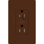 Lutron Nova T Architectural 15A Half-Dimming Tamper-Resistant Receptacle | NTR-15-HDTR