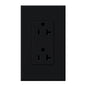 Lutron Nova T Duplex 20A Receptacle 125V- Architectural Matte Finish | NTR-20