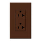 Lutron Nova T Duplex 20A Receptacle 125V- Architectural Matte Finish | NTR-20