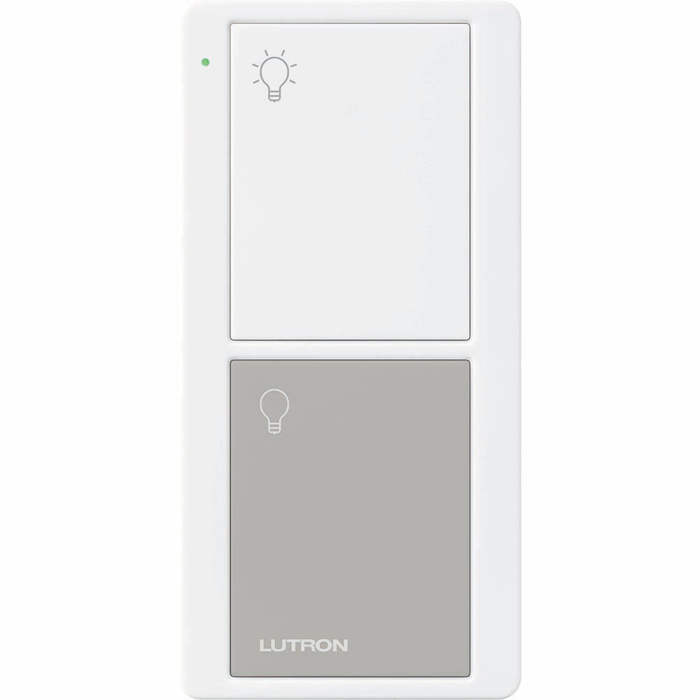 Lutron Pico 2 Button Remote Control (Light Icon) | PJ2-2B-GXX-L01
