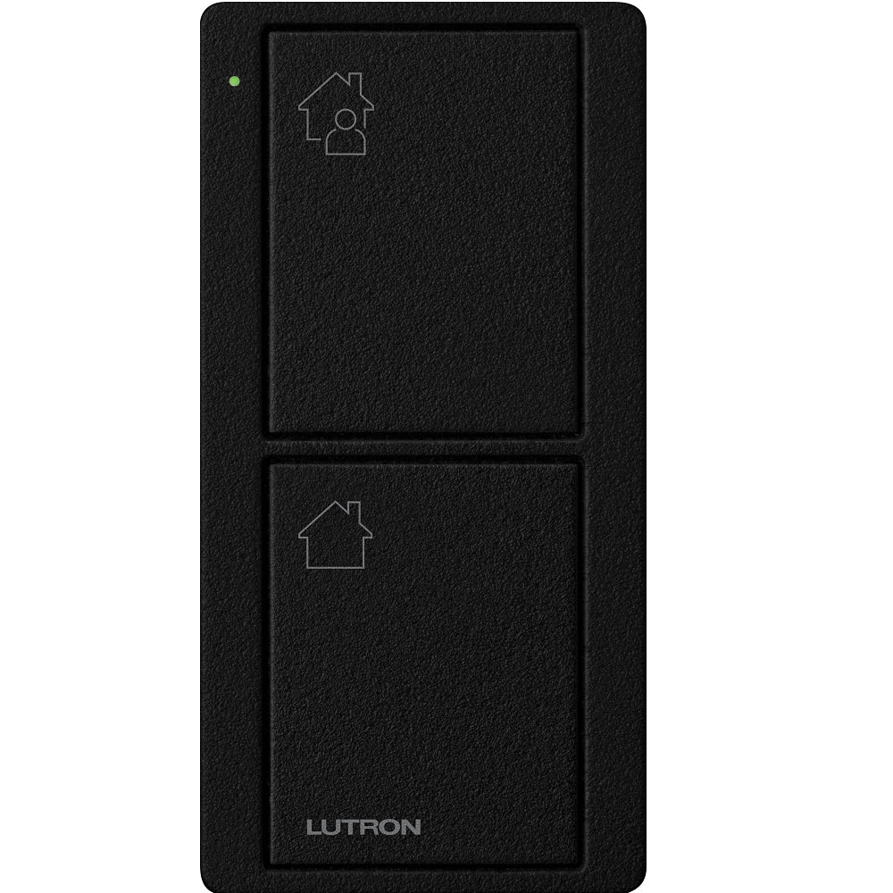 Lutron Pico Smart Remote, 2-Button Entry Scene (Home/Away Icons) | PJ2-2B-XX-P11
