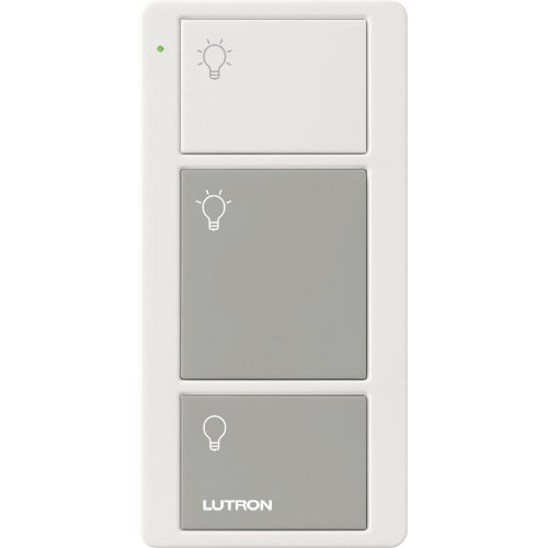 Lutron Pico 3 Button Remote Control (Light Icon) | PJ2-3B-GXX-L01