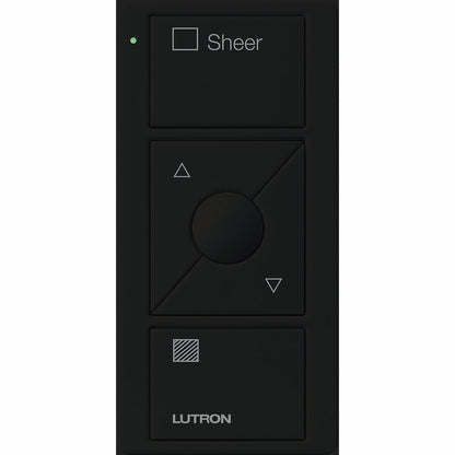 Lutron Pico Wireless Control 3-button with Raise/Lower, for Shades (Icon + Sheer Text) PJ2-3BRL-GXX-S04 | PJ2-3BRL-GBL-S04