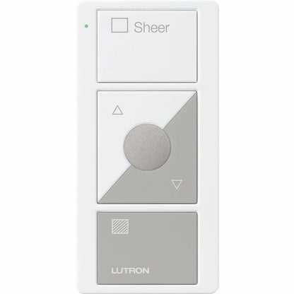 Lutron Pico Wireless Control 3-button with Raise/Lower, for Shades (Icon + Sheer Text) PJ2-3BRL-GXX-S04 | PJ2-3BRL-GBL-S04