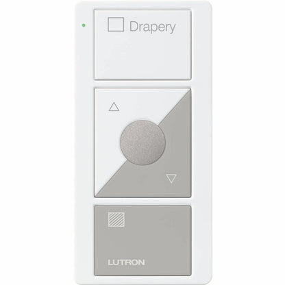 Lutron Pico Wireless Control 3-button with Raise/Lower, for Shades (Icon + Drapery Text) | PJ2-3BRL-GXX-S07