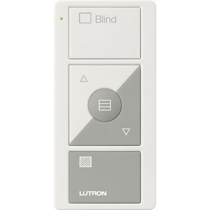 Lutron Pico Wireless Control 3-button with Raise/Lower, for Shades (Horizontal Sheer Icon + Blind Text) | PJ2-3BRL-GXX-S09