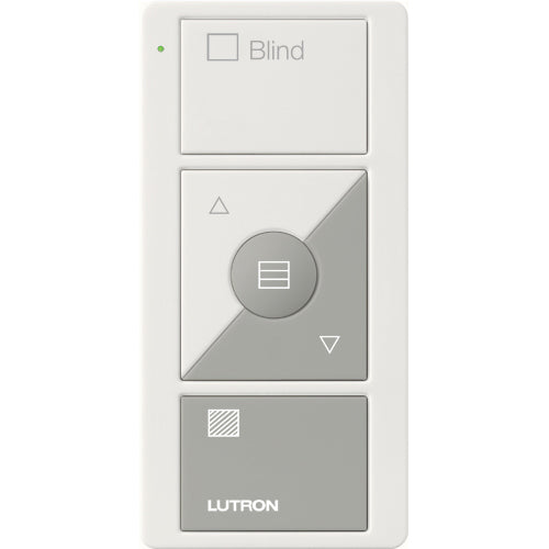 Lutron Pico Wireless Control 3-button with Raise/Lower, for Shades (Horizontal Sheer Icon + Blind Text) | PJ2-3BRL-GXX-S09