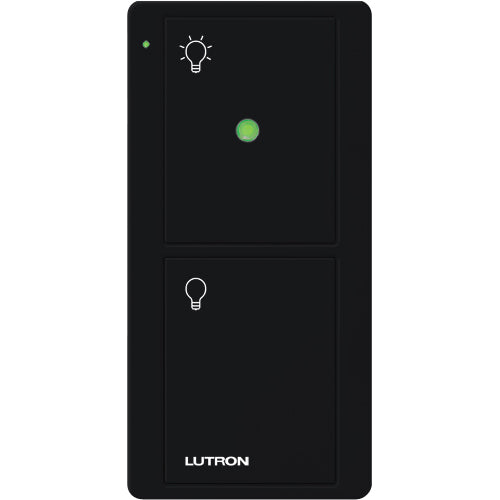 Lutron Pico Wireless Remote with Nightlight (2-button, screen text) | PJN-2B-GXX-L01