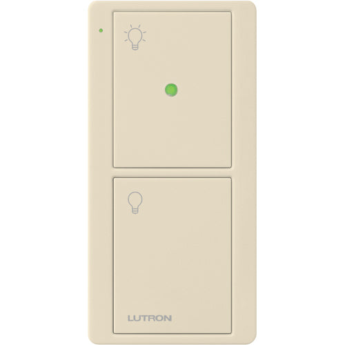 Lutron Pico Wireless Remote with Nightlight (2-button, screen text) | PJN-2B-GXX-L01