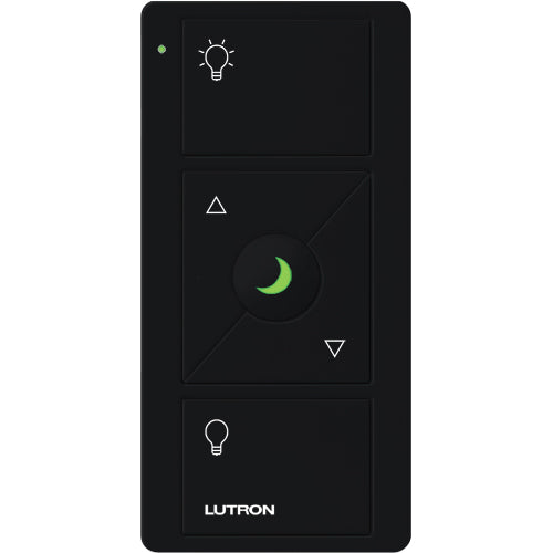 Lutron Pico Wireless Remote with Nightlight (3-button raise/lower, light icons) | PJN-3BRL-GXX-L01