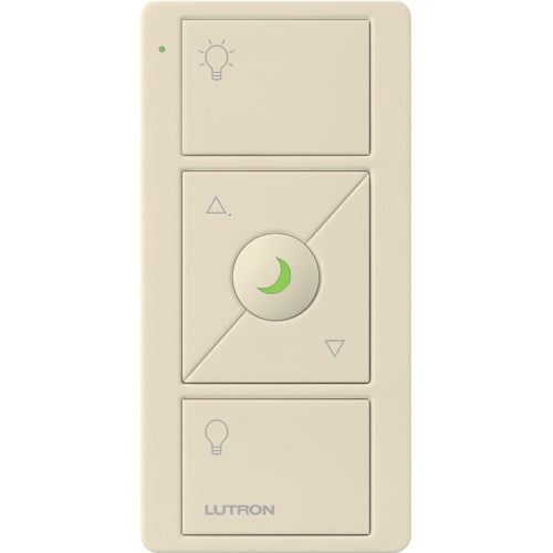 Lutron Pico Wireless Remote with Nightlight (3-button raise/lower, light icons) | PJN-3BRL-GXX-L01