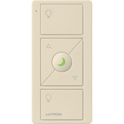 Lutron Pico Wireless Remote with Nightlight (3-button raise/lower, light icons) | PJN-3BRL-GXX-L01