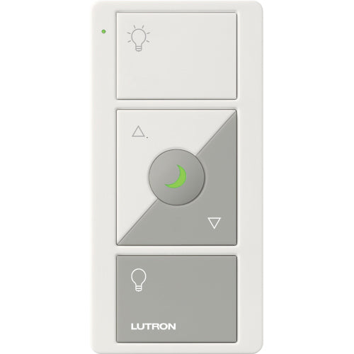 Lutron Pico Wireless Remote with Nightlight (3-button raise/lower, light icons) | PJN-3BRL-GXX-L01