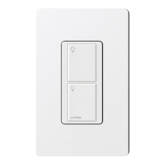 Lutron Pico Wired Control, 2-Button, 20V (Light Icons) | PX-2B-XX-I01