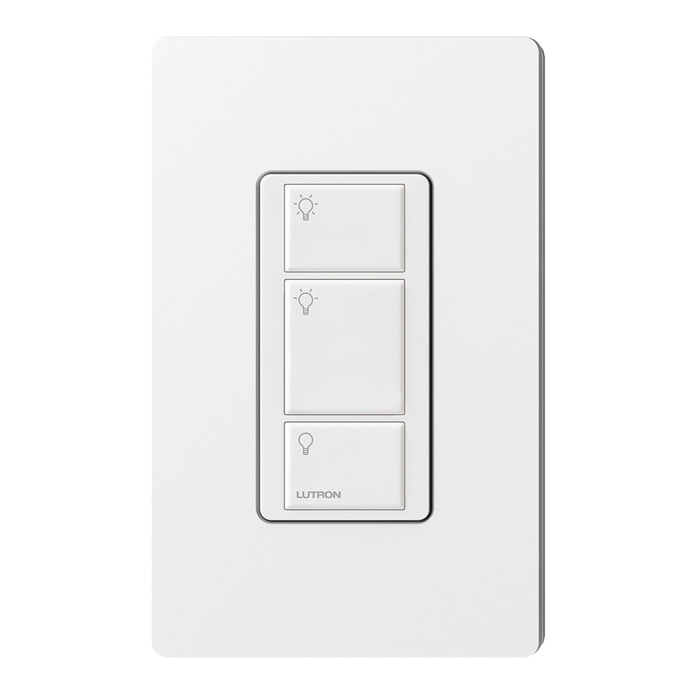 Lutron Pico Wired Control, 3-Button, 20V (Light Icons) | PX-3B-XX-I01