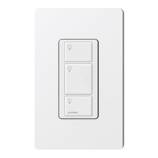 Lutron Pico Wired Control, 3-Button, 20V (Light Icons) | PX-3B-XX-I01