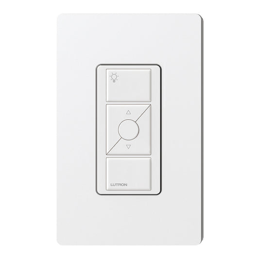 Lutron Pico Wired Control, 3-Button with Raise/Lower, 20V (Light Icons) | PX-3BRL-XX-I01