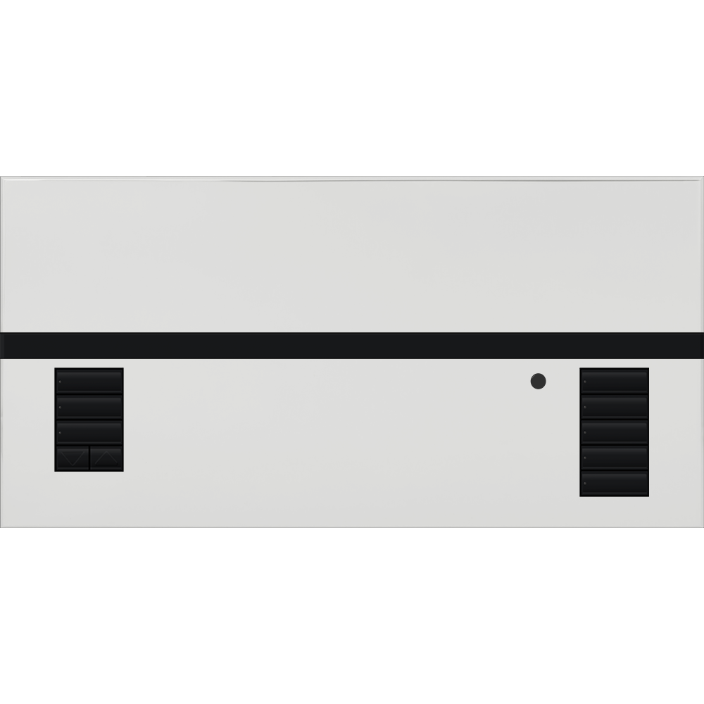 Lutron GRAFIK Eye QS - 1 Shade Zone Metal Faceplate Kit - Architectural Finish | QSGFP-1