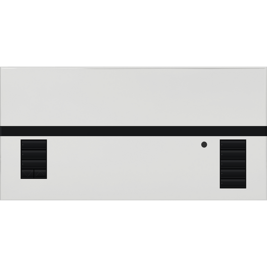 Lutron GRAFIK Eye QS - 1 Shade Zone Metal Faceplate Kit - Architectural Finish | QSGFP-1