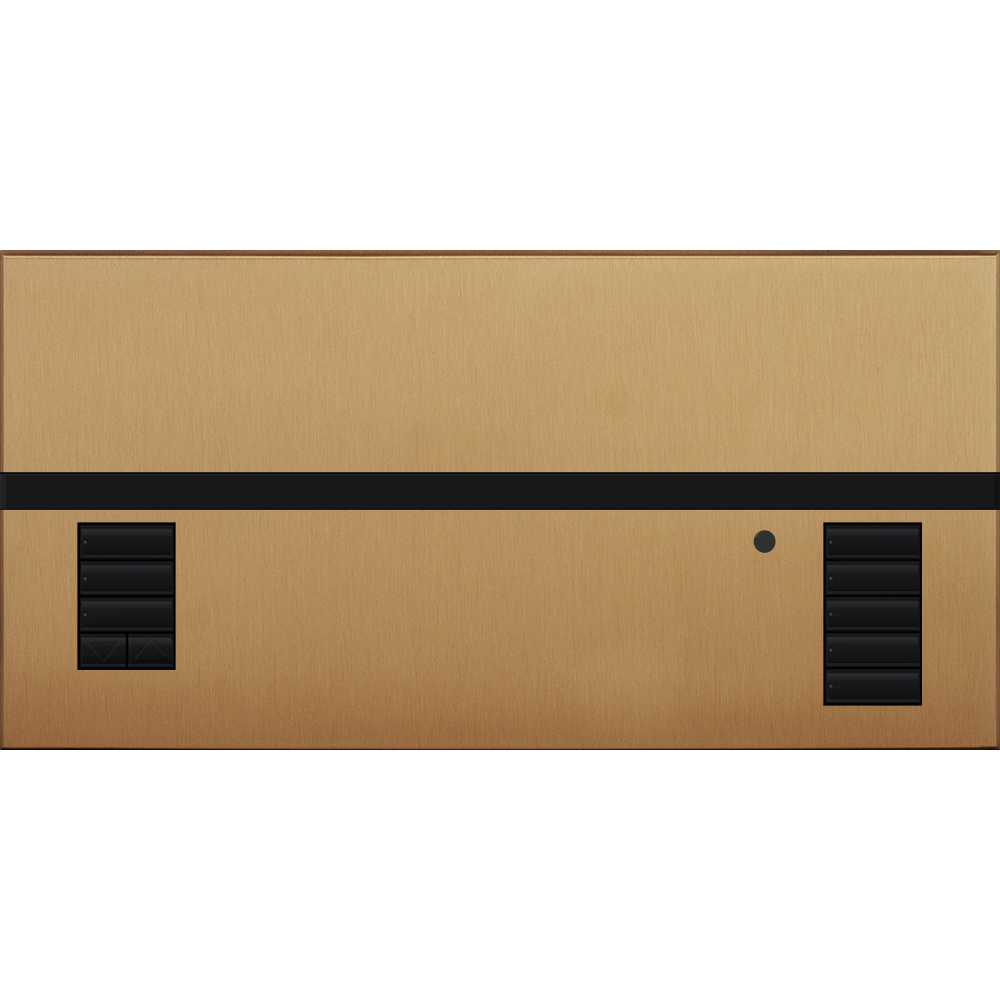 Lutron GRAFIK Eye QS - 1 Shade Zone Metal Faceplate Kit - Architectural Finish | QSGFP-1