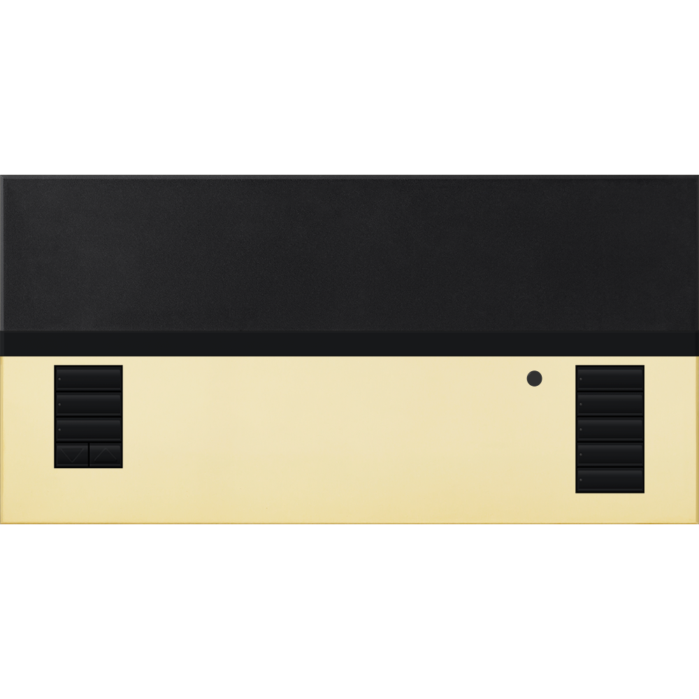 Lutron GRAFIK Eye QS - 1 Shade Zone Metal Faceplate Kit - Architectural Finish | QSGFP-1