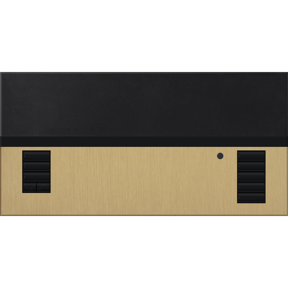 Lutron GRAFIK Eye QS - 1 Shade Zone Metal Faceplate Kit - Architectural Finish | QSGFP-1